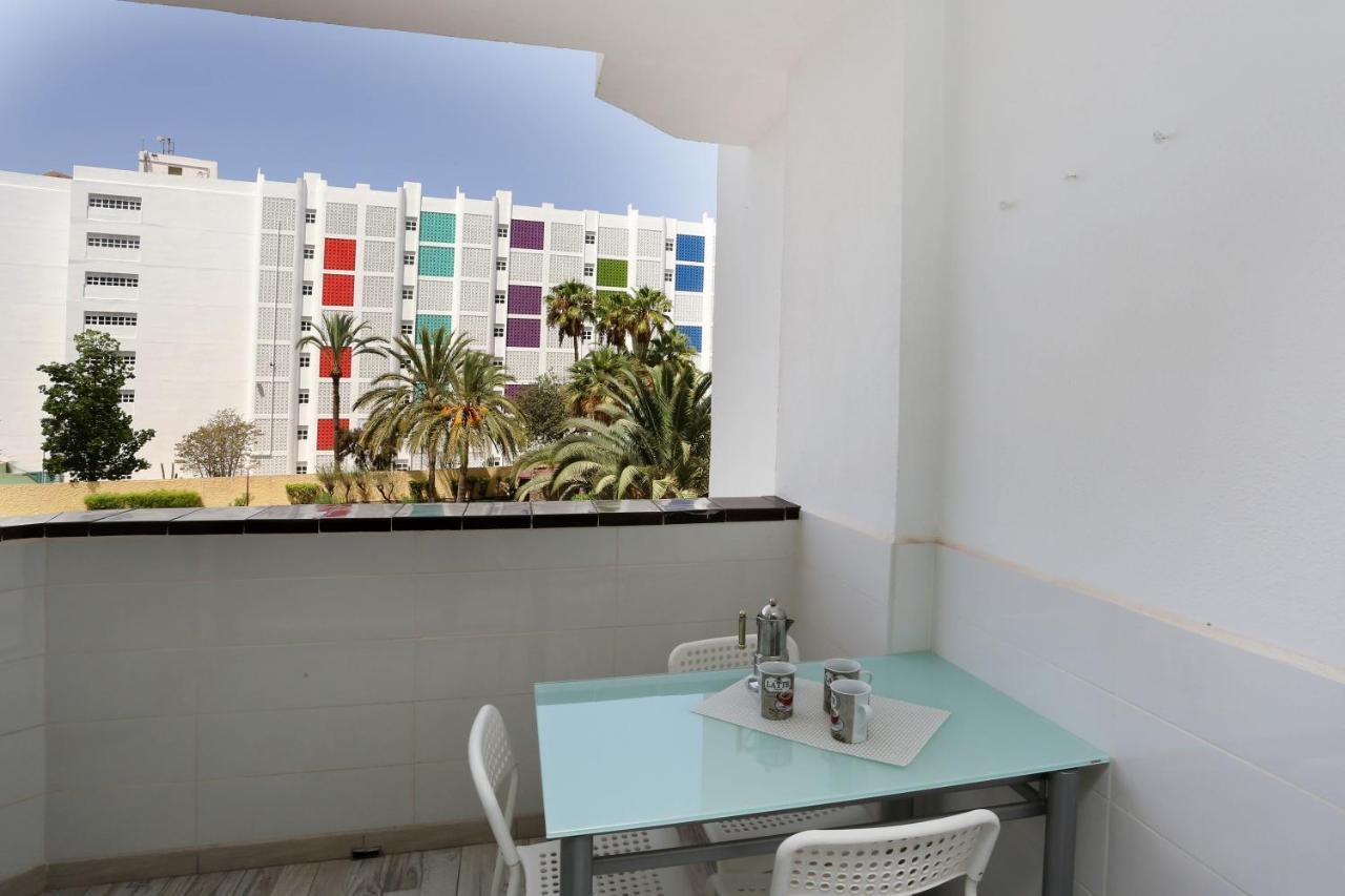 Agaete Parque: Vista Piscina Playa del Inglés